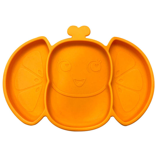 Orangiefly Fruitimals Non Slip Silicone Plate