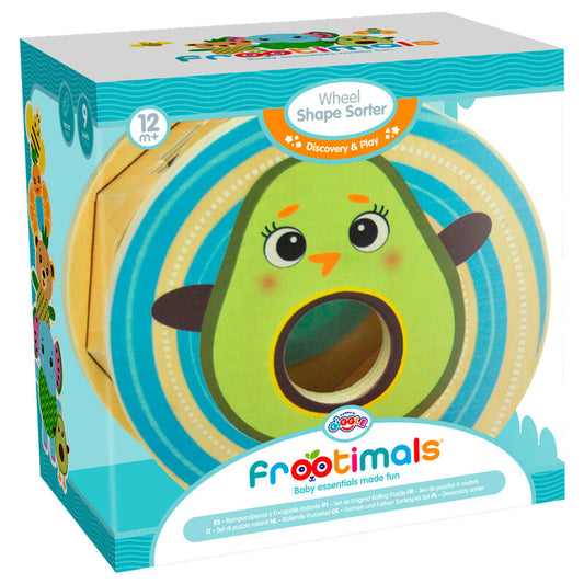 wooden shape sorter miss pio chikicado fruitimals