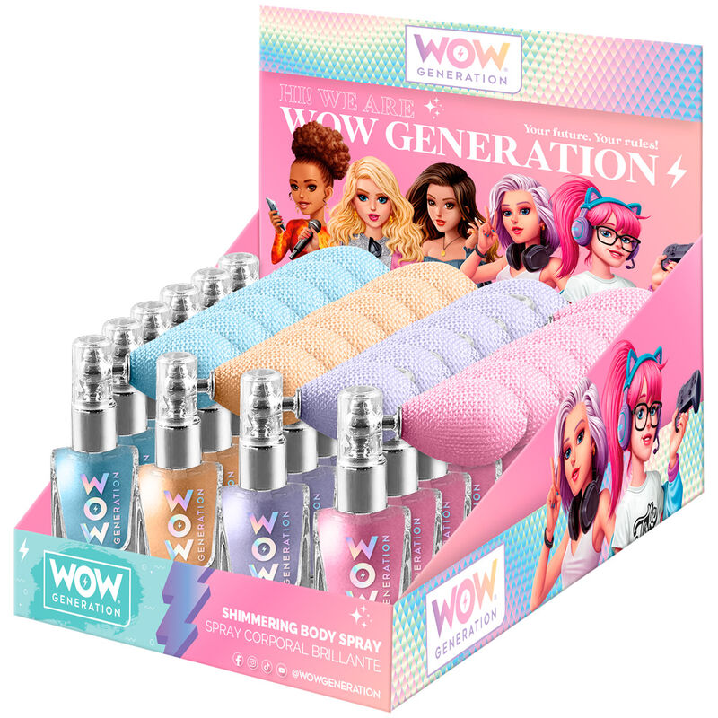 wow generation glitter body spray assortment