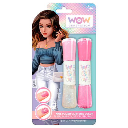 Assortimento di smalti glitterati Wow Generation