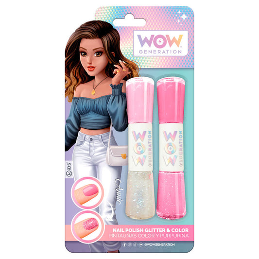 Assortimento di smalti glitterati Wow Generation