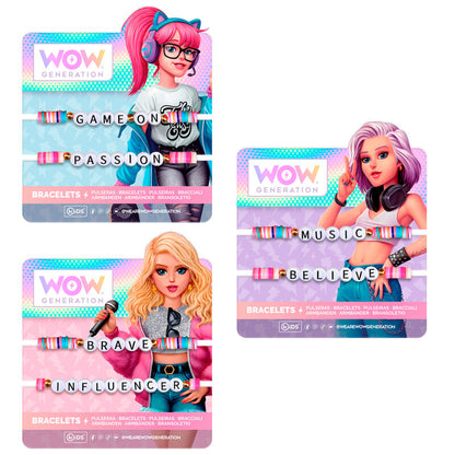 wow generation message bracelet (assorted)