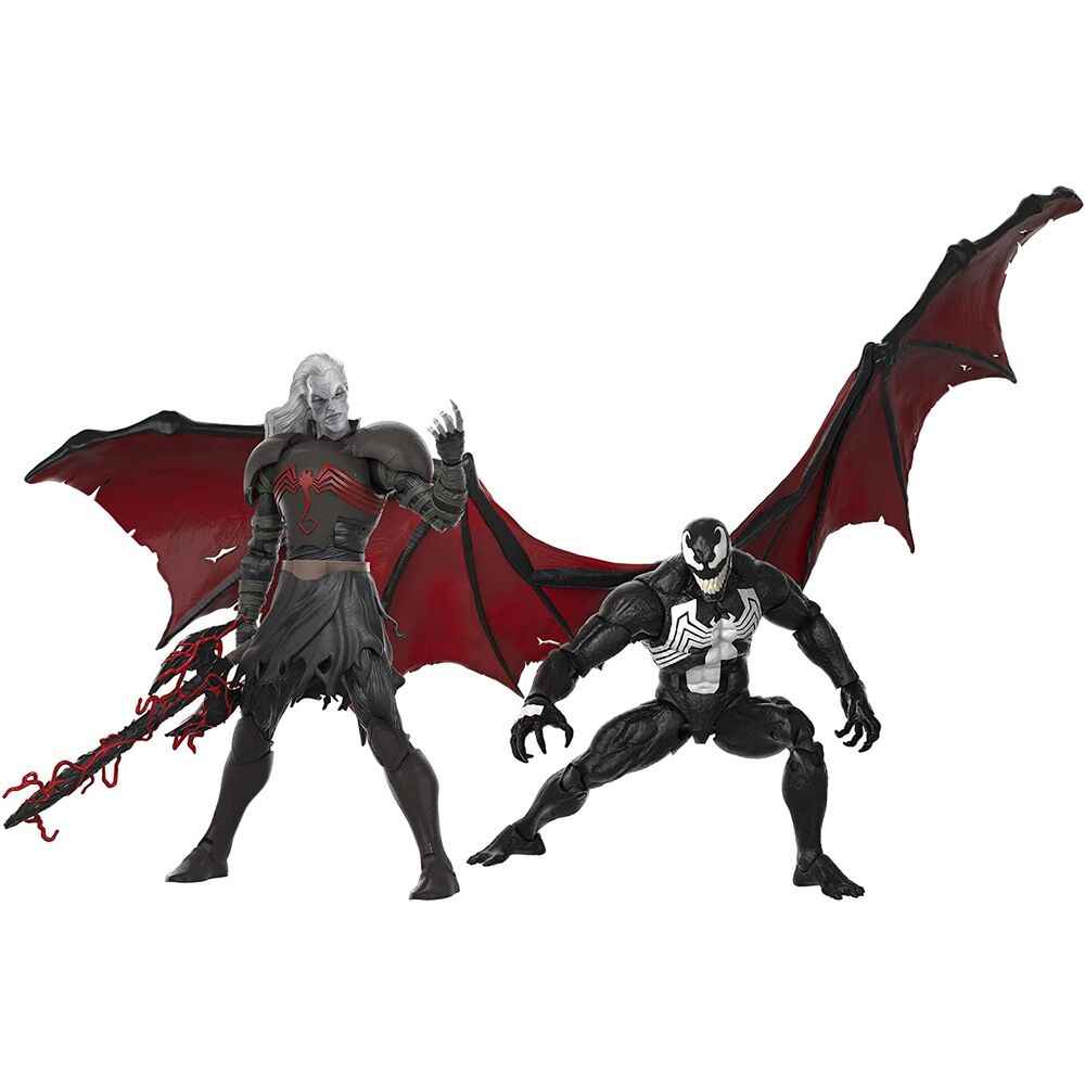 blister 2 figures marvel knull and venom king in black marvel legends 15cm