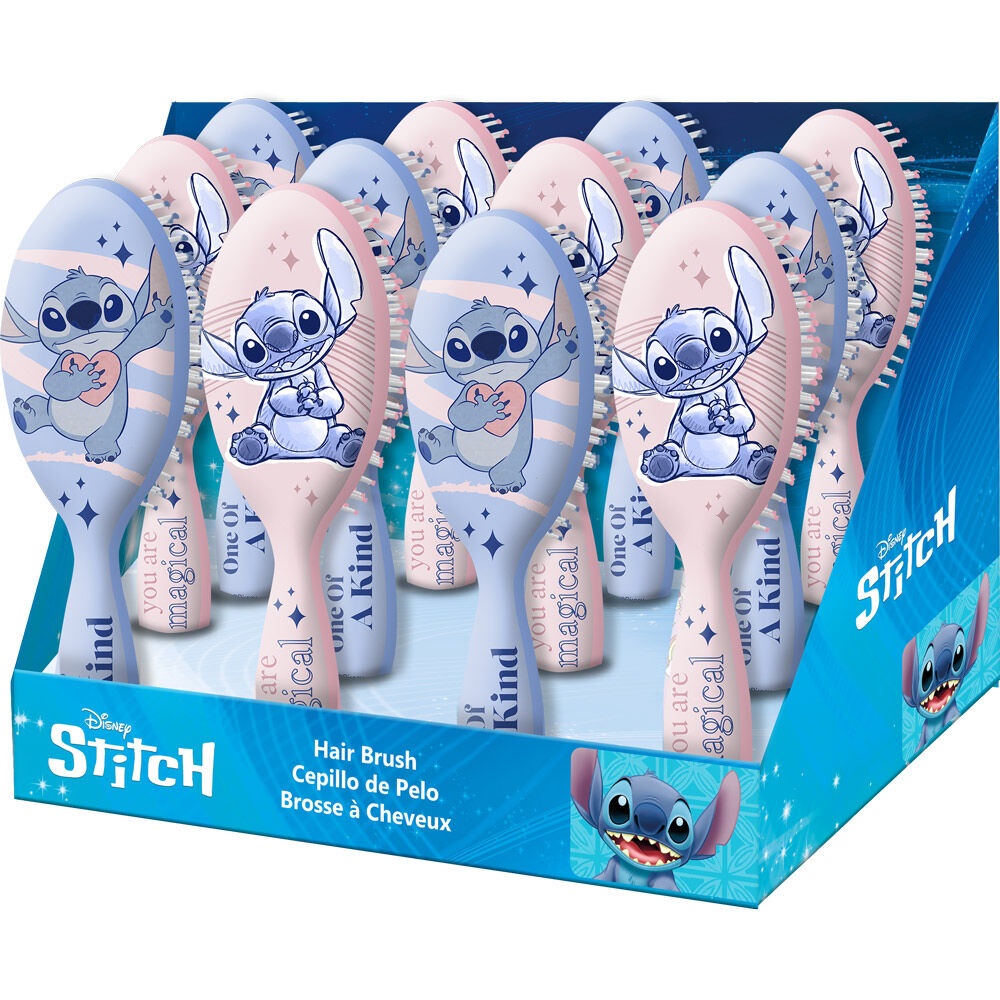 stitch disney hairbrush assortment