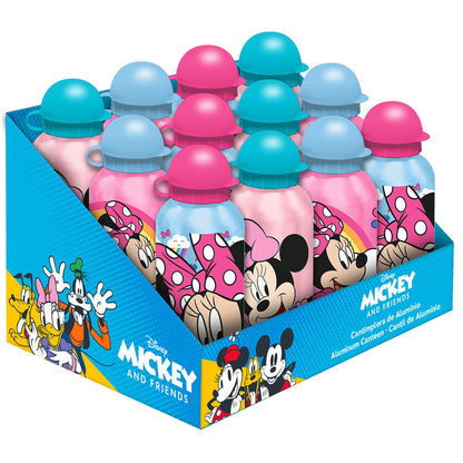 Assorted aluminum water bottle Minnie Disney 500ml