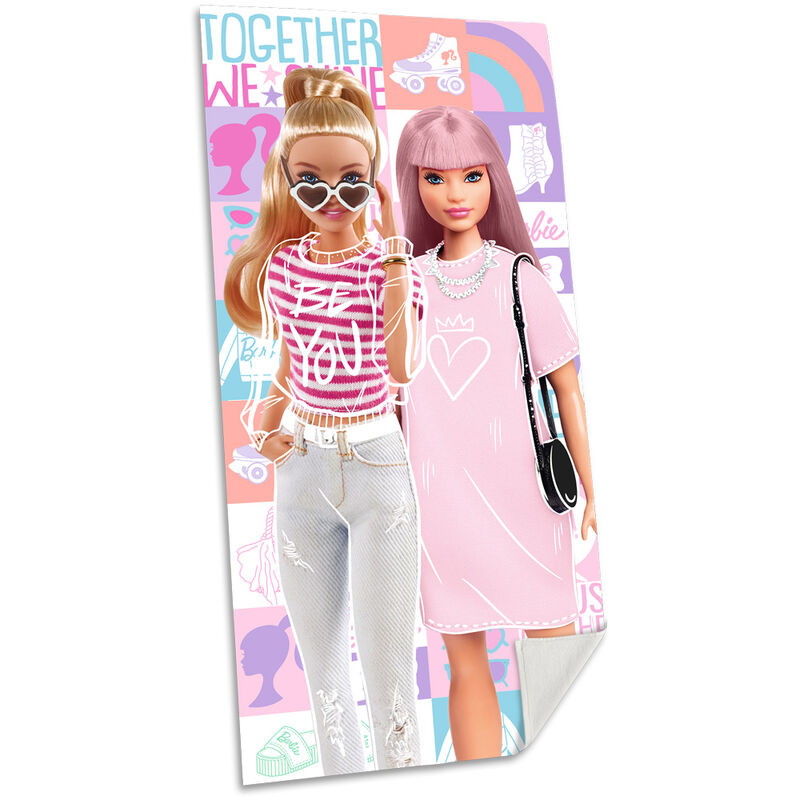 barbie cotton towel