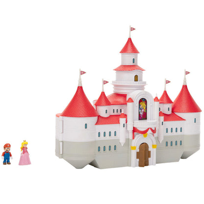 Zestaw do zabawy Zamek Mushroom Kingdom + 2 figurki Super Mario Bros