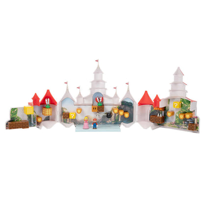 Zestaw do zabawy Zamek Mushroom Kingdom + 2 figurki Super Mario Bros