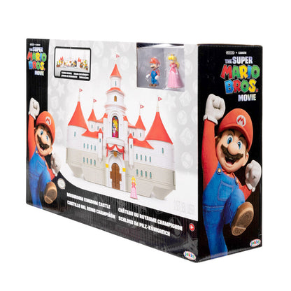 Zestaw do zabawy Zamek Mushroom Kingdom + 2 figurki Super Mario Bros