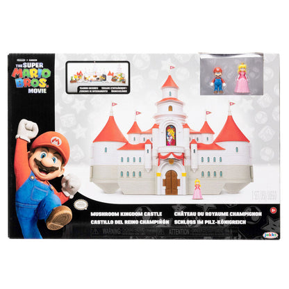 Zestaw do zabawy Zamek Mushroom Kingdom + 2 figurki Super Mario Bros