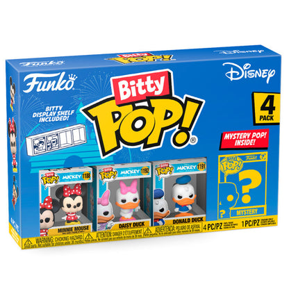 blister of 4 bitty pop disney minnie figures