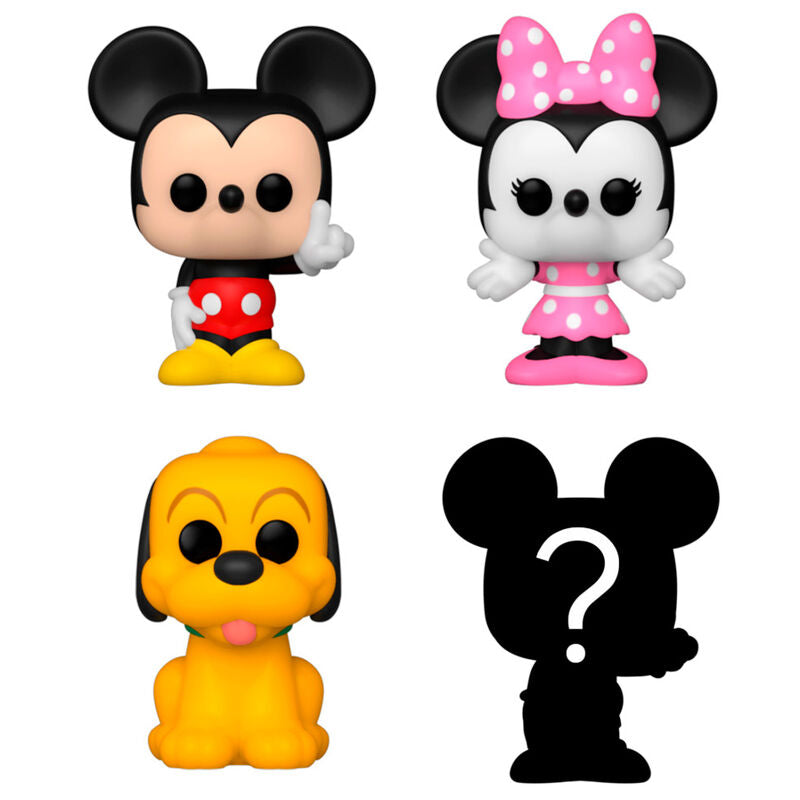 Blister of 4 Bitty POP Disney Mickey figures