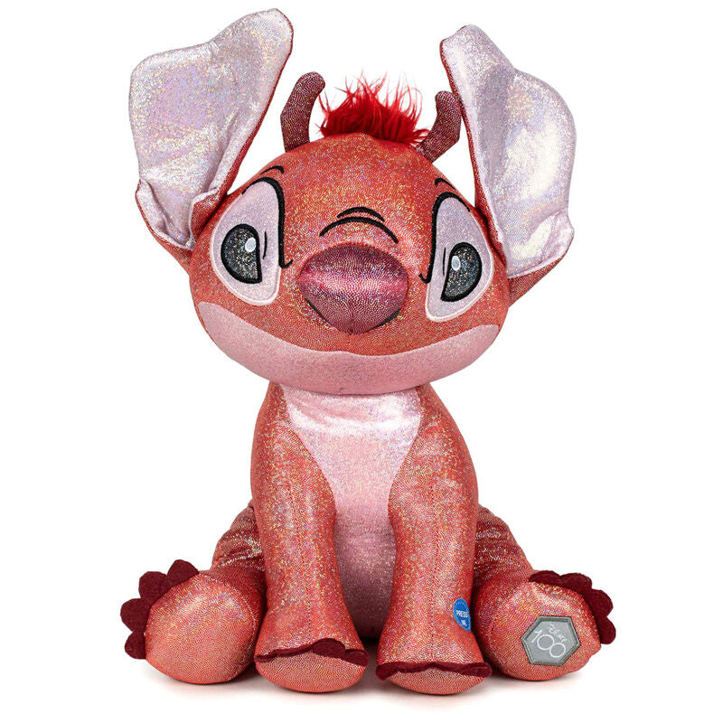 leroy stitch glitter 100th anniversary disney plush 28cm