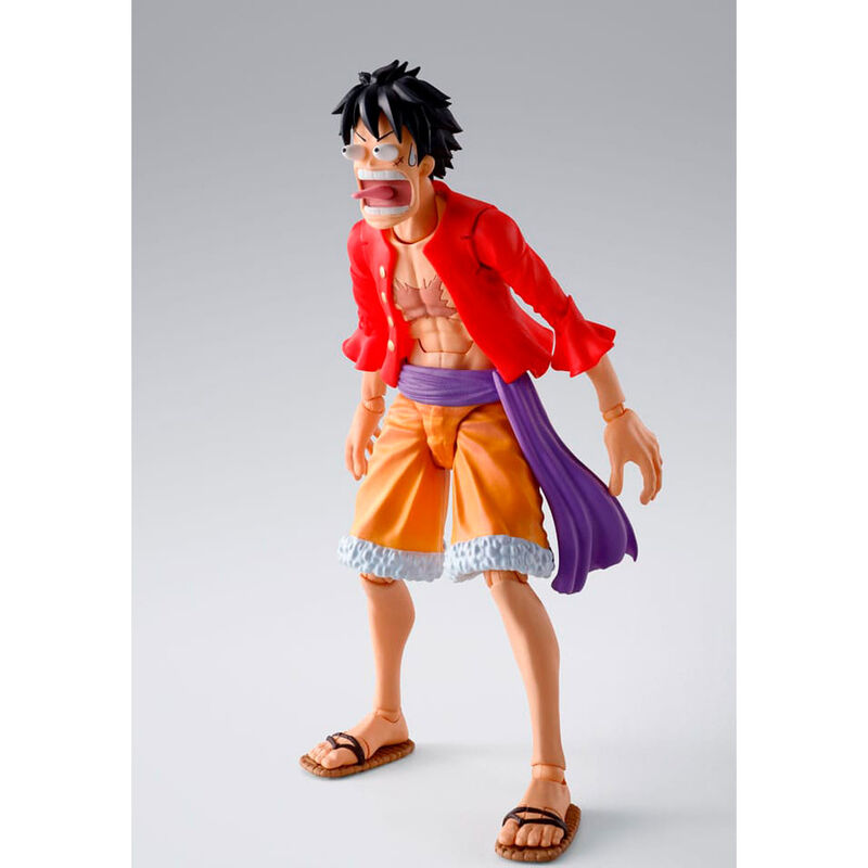 Figure SH Figuarts Monkey D Luffy Raid of Onigashima One Piece 14.5cm