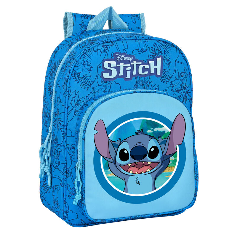 Zaino Stitch Disney adattabile da 34 cm