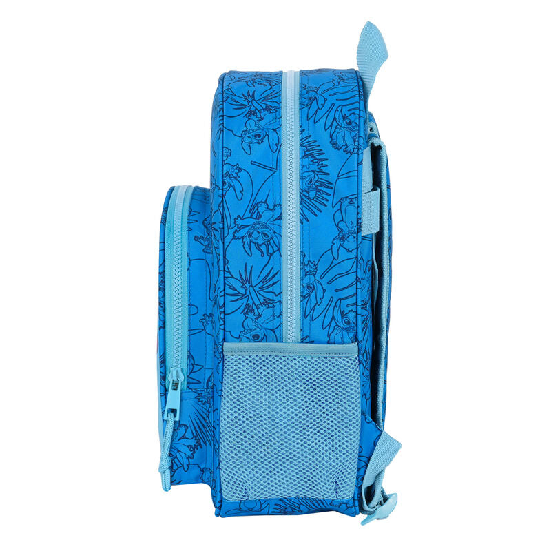 Zaino Stitch Disney adattabile da 34 cm
