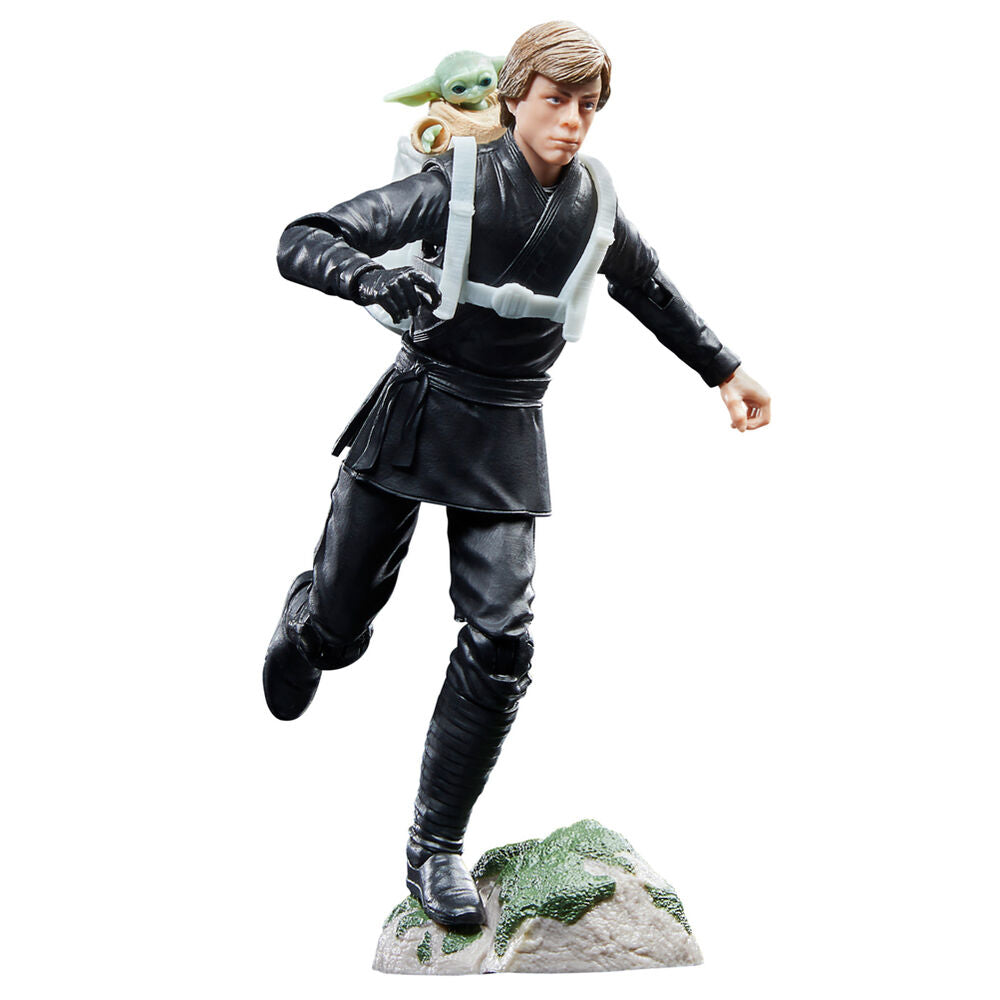 Luke Skywalker i Grogu Boba Fett Książka Gwiezdne Wojny Figurka 15 cm