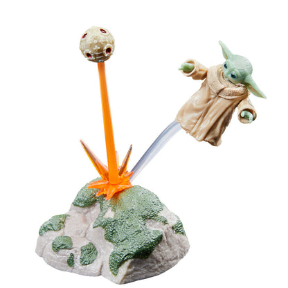 Luke Skywalker i Grogu Boba Fett Książka Gwiezdne Wojny Figurka 15 cm