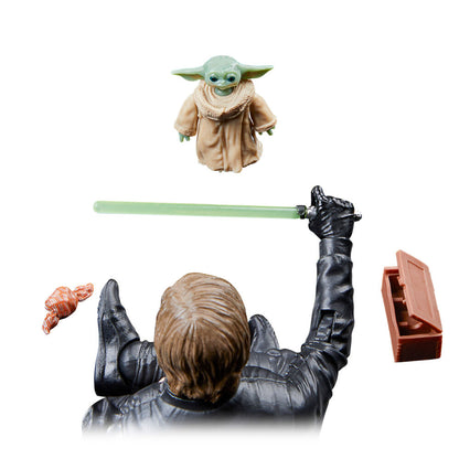 Luke Skywalker i Grogu Boba Fett Książka Gwiezdne Wojny Figurka 15 cm