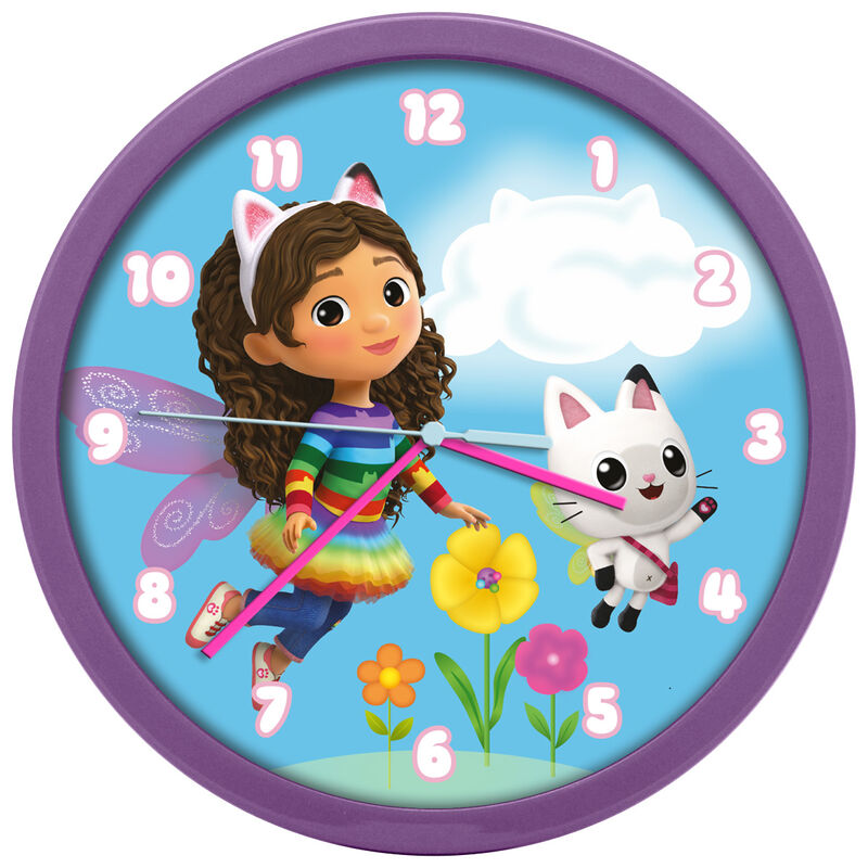 Gabbys Puppenhaus Wanduhr