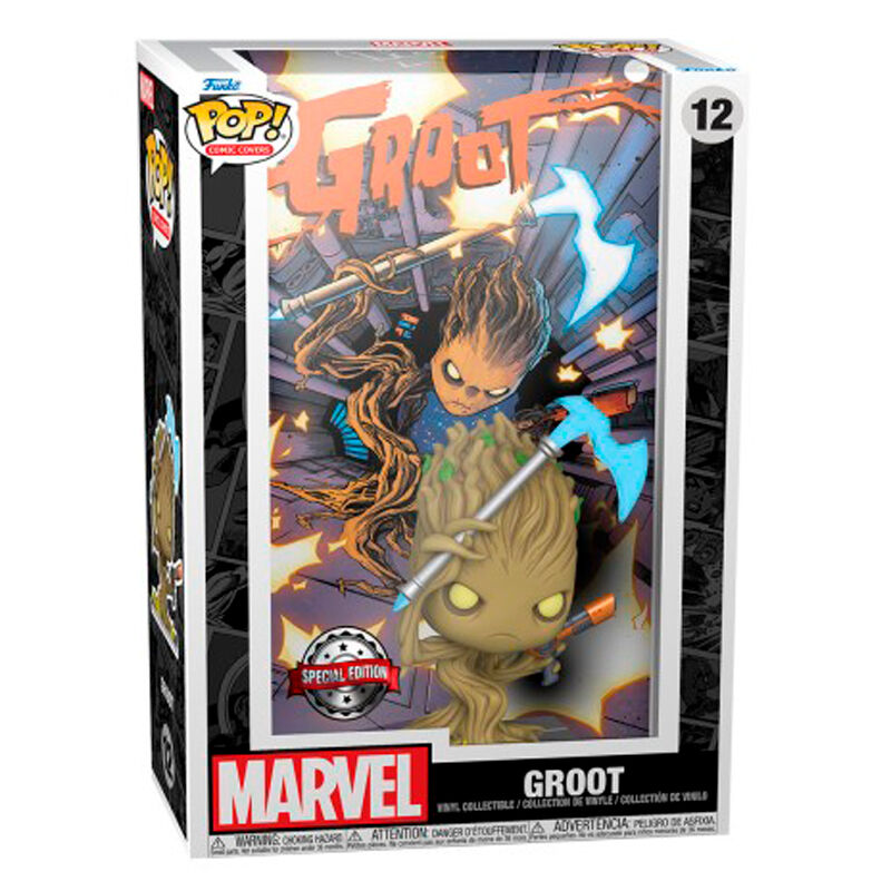 pop figure comic cover marvel groot exclusive