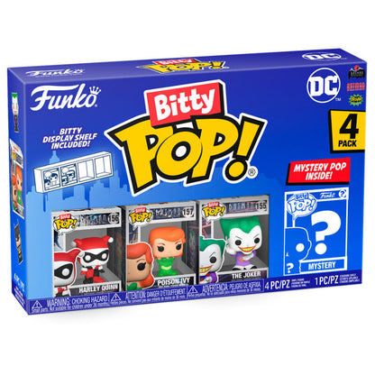 blister 4 figures bitty pop dc comics harley quinn