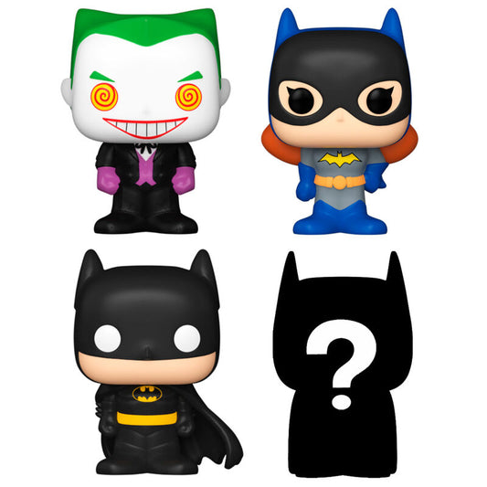 Blister com 4 figuras Bitty POP DC Comics Coringa