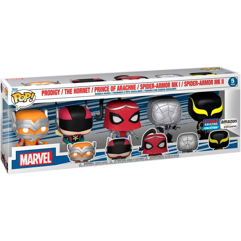 Blister 5 POP figures Marvel Spiderman Exclusive