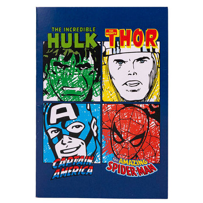 Zestaw kolorowych artykułów piśmienniczych Avengers Marvel