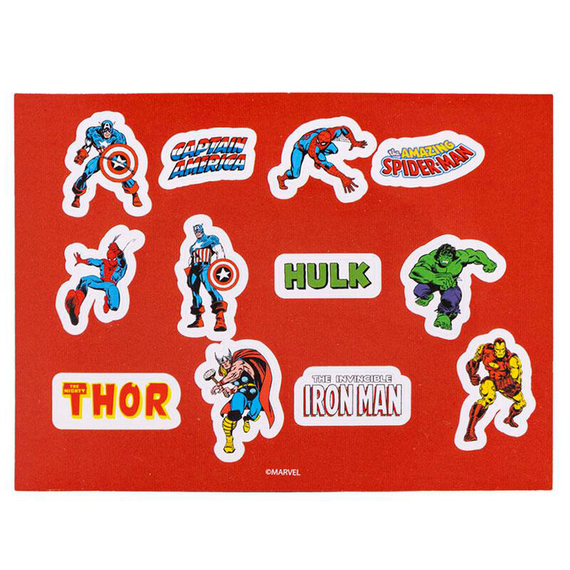 Zestaw kolorowych artykułów piśmienniczych Avengers Marvel
