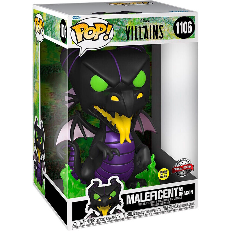 pop figure disney villains maleficient as dragon exclusive 25cm