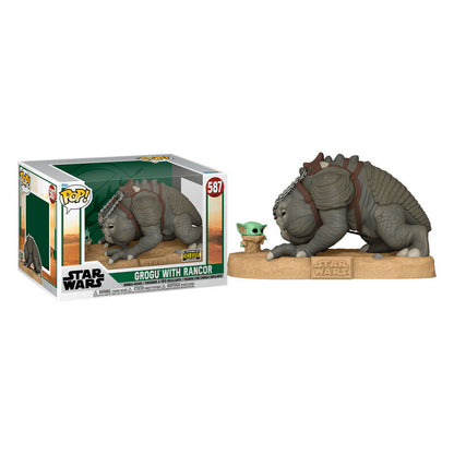 POP Figure Star Wars Grogu with Rancor Exclusive