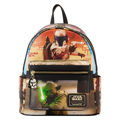 star wars episode ii attack of the clones backpack loungefly 26cm