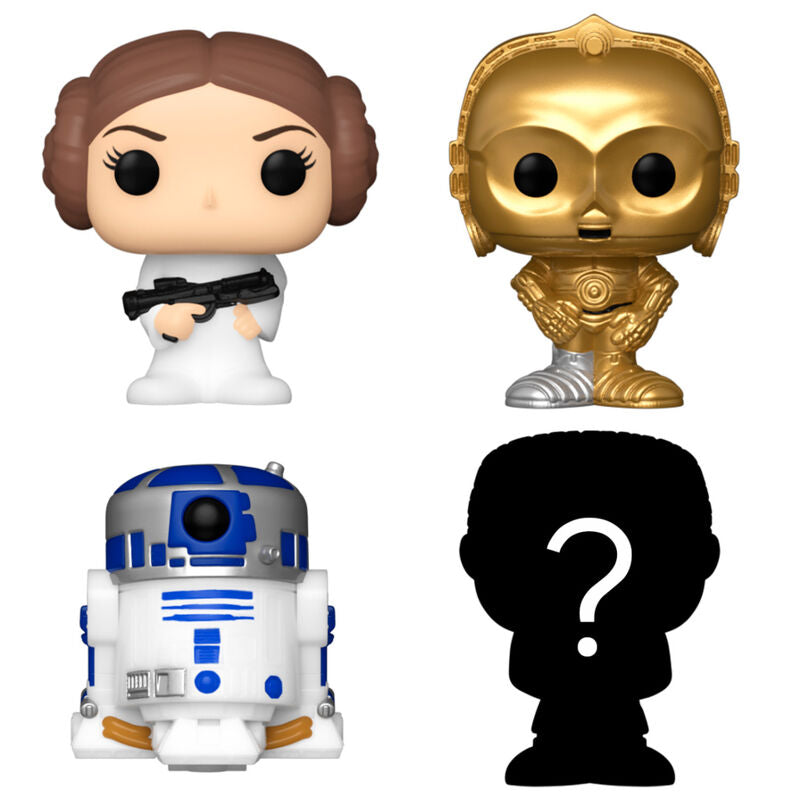 Blister of 4 Bitty POP Star Wars Leia figures