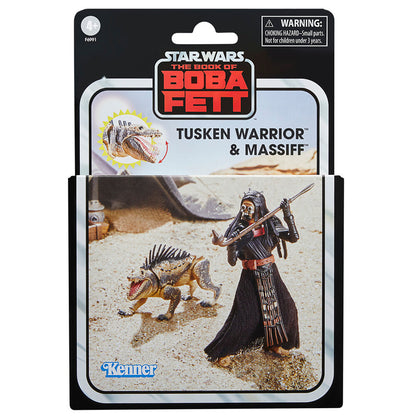 Figurki Tusken Warrior i Massiff Book of Boba Fett Star Wars 9 5 cm