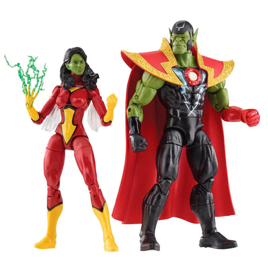 Skrull Queen & Super Skrull Beyond Earth Mightiest Avengers Marvel Figures 15cm