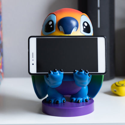Cable Guy support stand for Disney Rainbow Stitch figure, 20cm