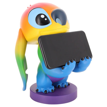 Cable Guy support stand for Disney Rainbow Stitch figure, 20cm