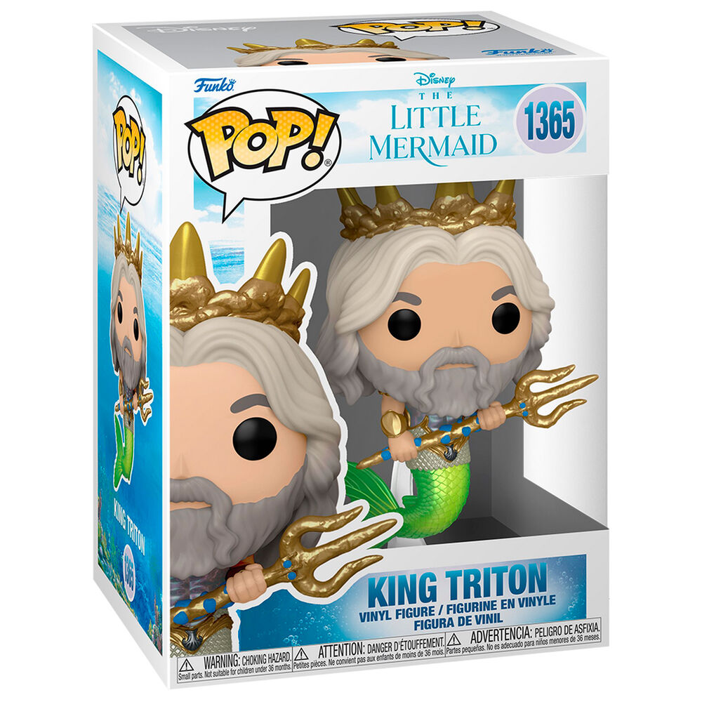 disney pop figure the little mermaid king triton