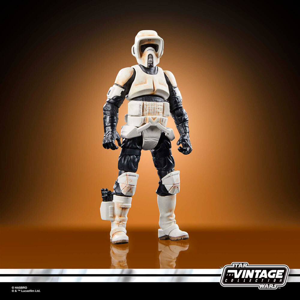 Action figure Speeder Bike Scout Trooper e Grogu il Mandaloriano Star Wars 9 cm