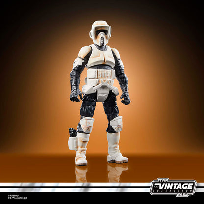 Action figure Speeder Bike Scout Trooper e Grogu il Mandaloriano Star Wars 9 cm