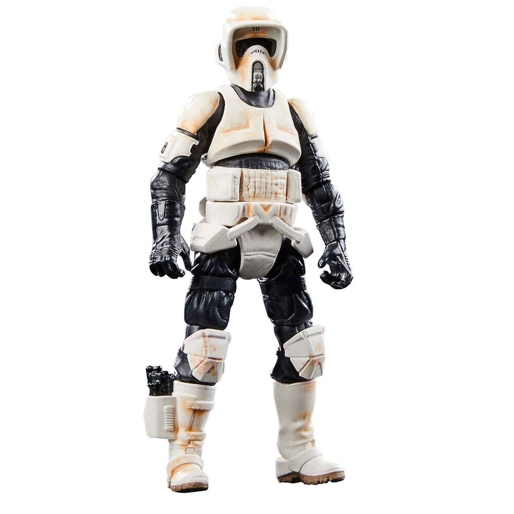 Action figure Speeder Bike Scout Trooper e Grogu il Mandaloriano Star Wars 9 cm