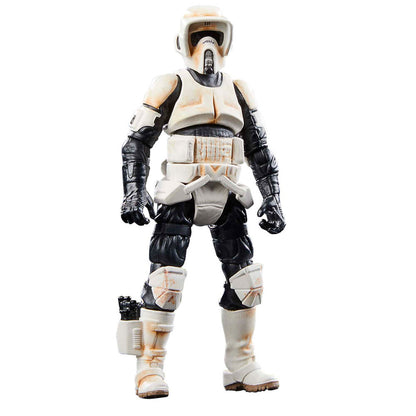 Action figure Speeder Bike Scout Trooper e Grogu il Mandaloriano Star Wars 9 cm