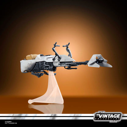 Action figure Speeder Bike Scout Trooper e Grogu il Mandaloriano Star Wars 9 cm