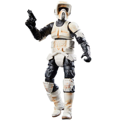 Action figure Speeder Bike Scout Trooper e Grogu il Mandaloriano Star Wars 9 cm