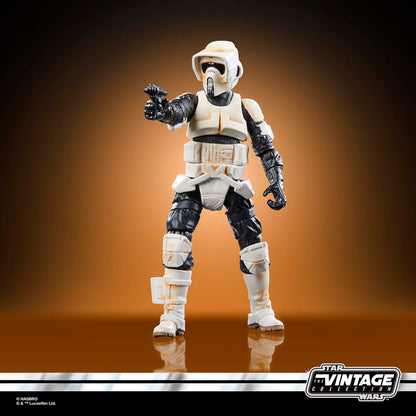 Action figure Speeder Bike Scout Trooper e Grogu il Mandaloriano Star Wars 9 cm
