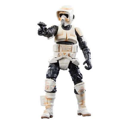 Action figure Speeder Bike Scout Trooper e Grogu il Mandaloriano Star Wars 9 cm
