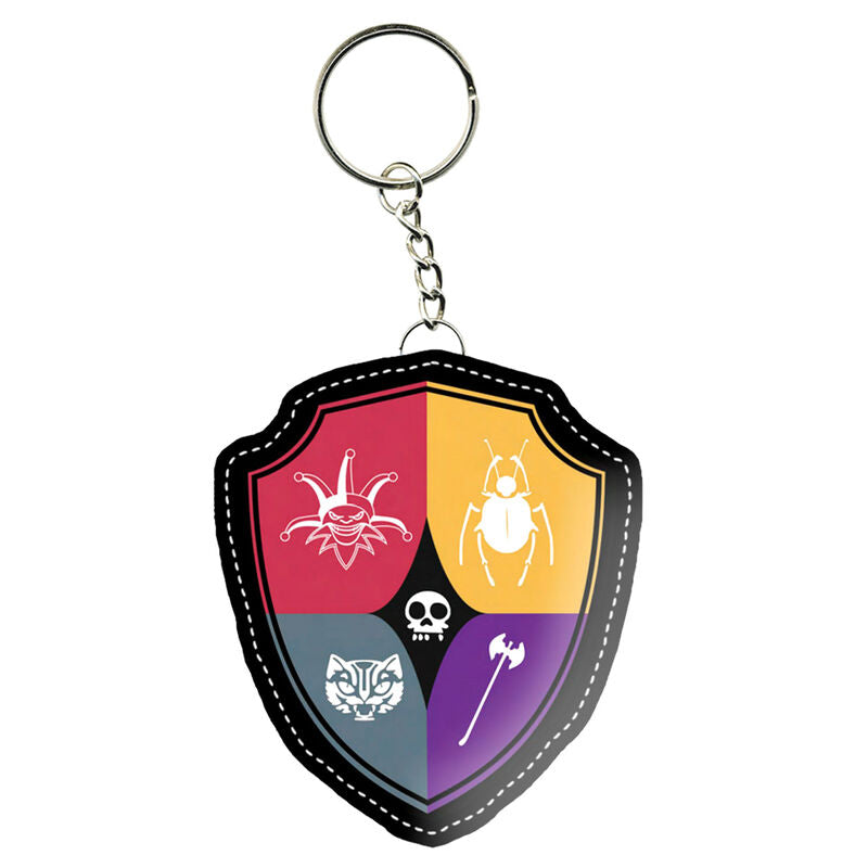 Wednesday Shield Keychain