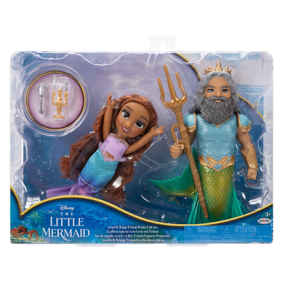 ariel  triton doll the little mermaid disney 15cm