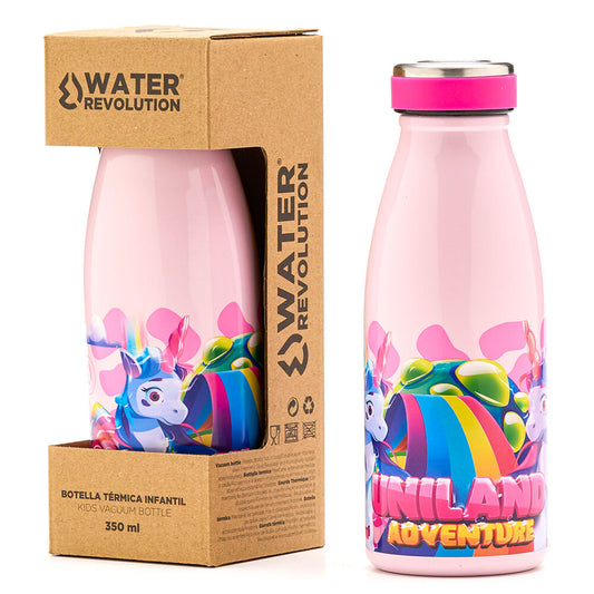 uniland water revolution 350ml thermos bottle